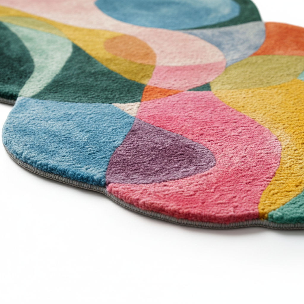 LORIVA - Hand Tufted Irregular Carpet